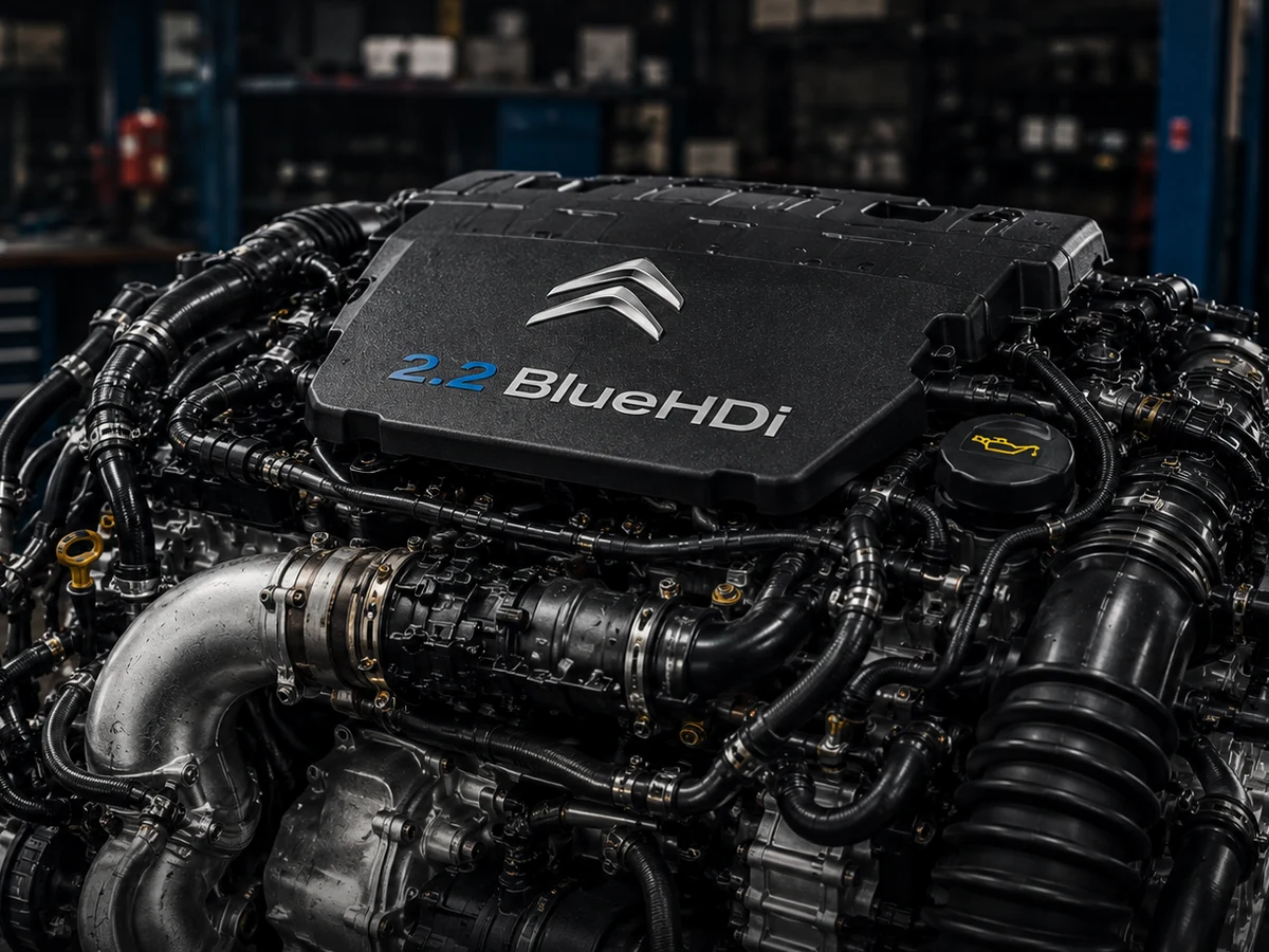 Citroen Relay 2.2 BlueHDi engine used for version identification