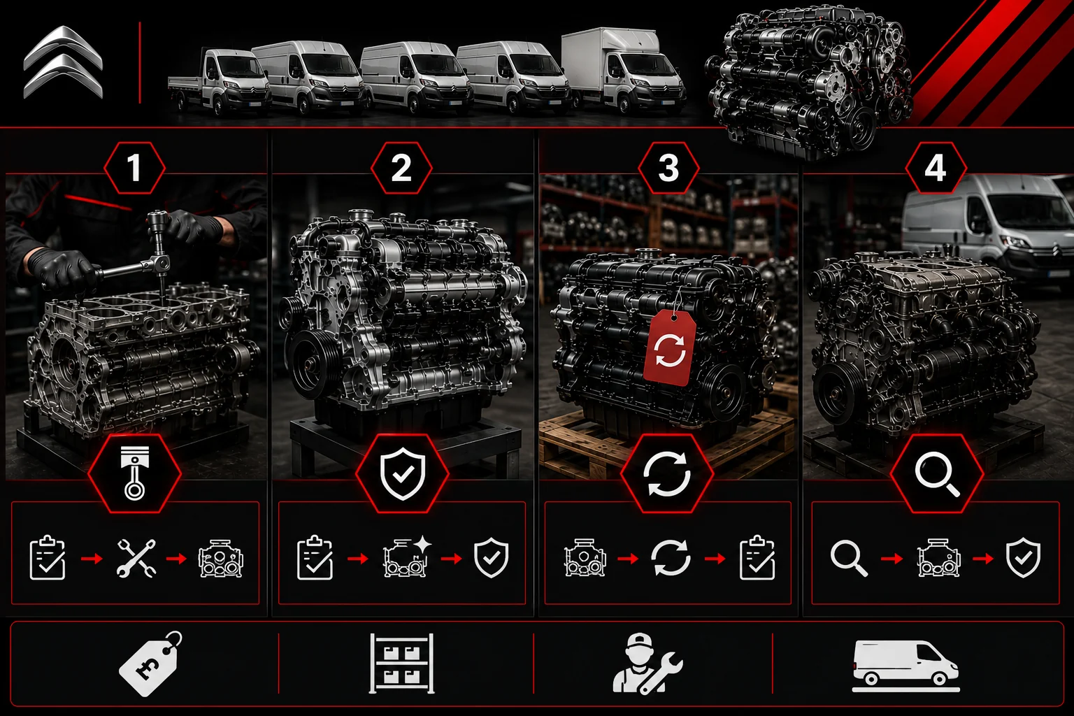 2.2 BlueHDi Replacement Routes