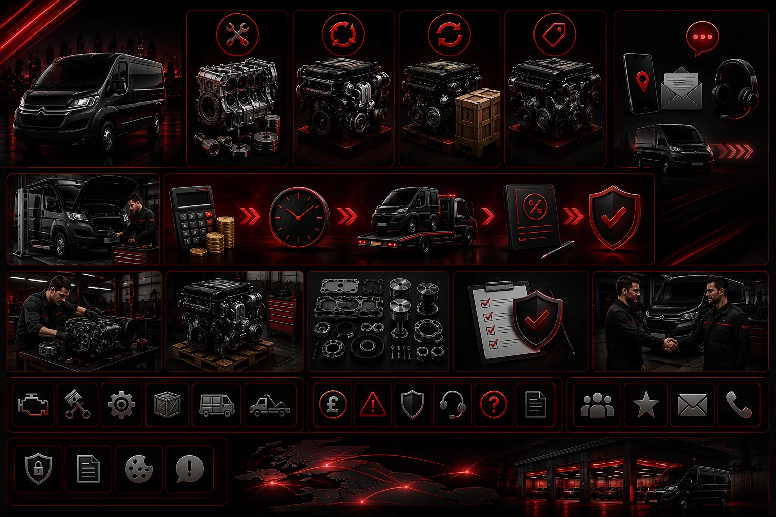 Rebuild, Recon, Exchange and Used