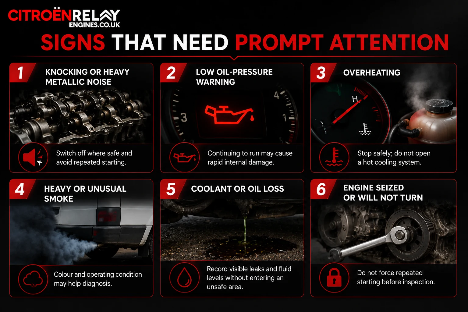 Signs That Need Prompt Attention