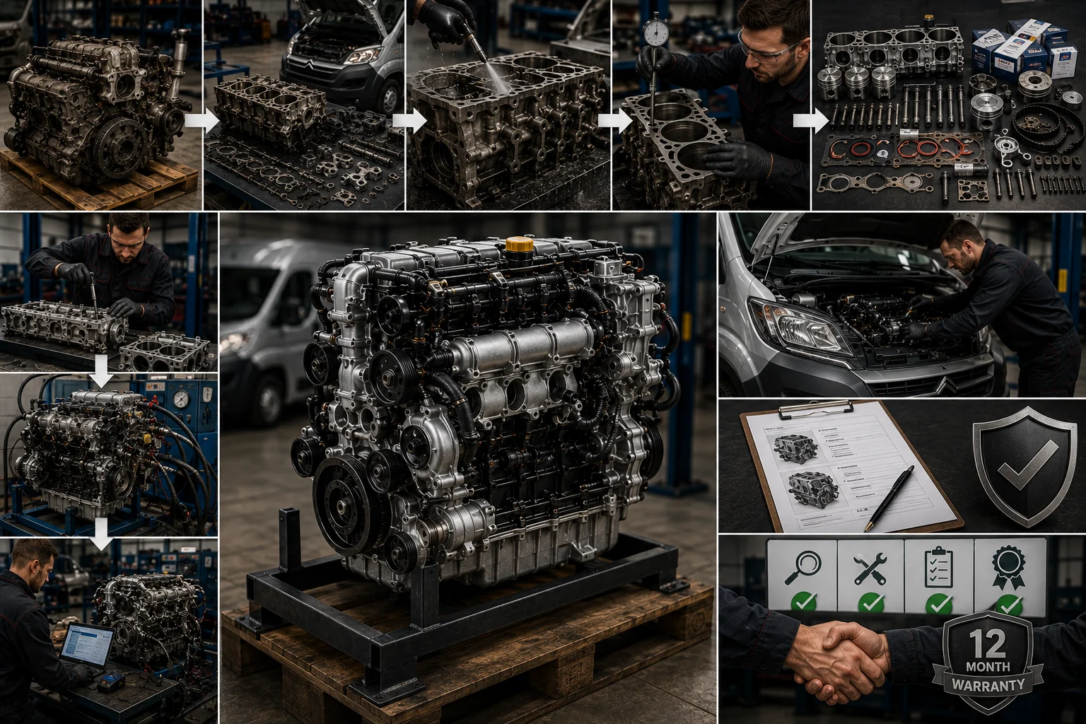 What is a reconditioned Relay engine?